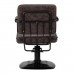 Hairdressing chair GABBIANO KATANIA LOFT OLD Brown